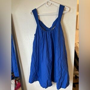 Anthropology Maeve Royal Blue Dress